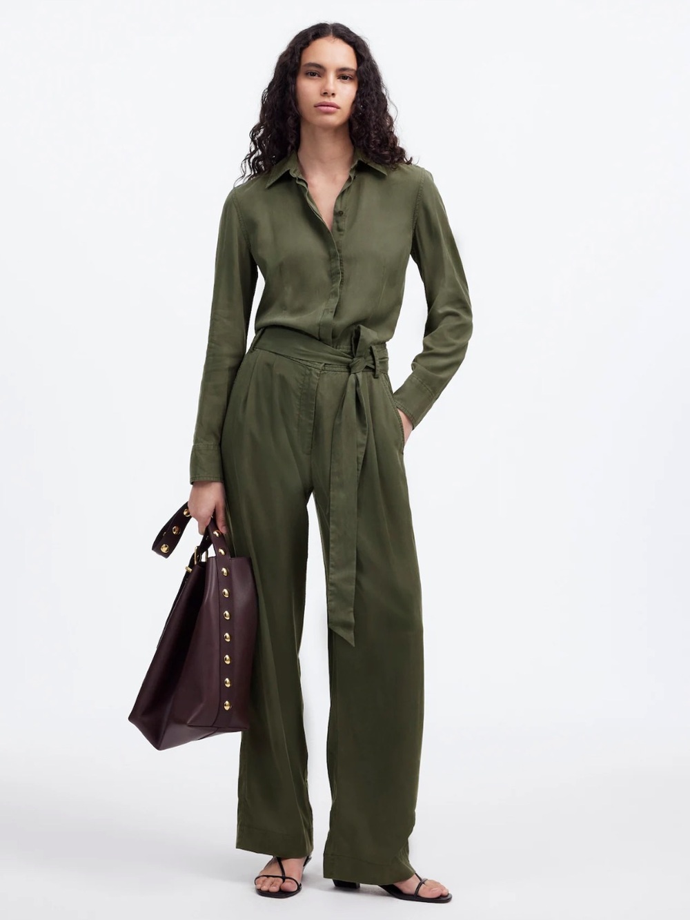 Madewell Jumpsuit 8 Work Green